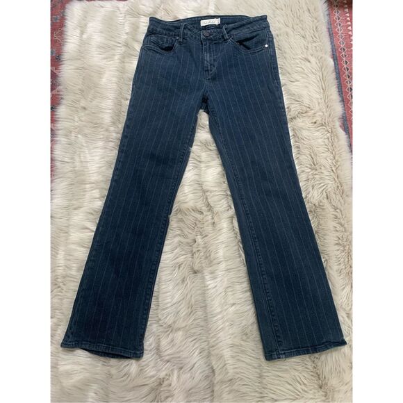 Unpublished Women’s Skinny Blue with Gray Pinstripes Jeans 27 - Picture 1 of 6
